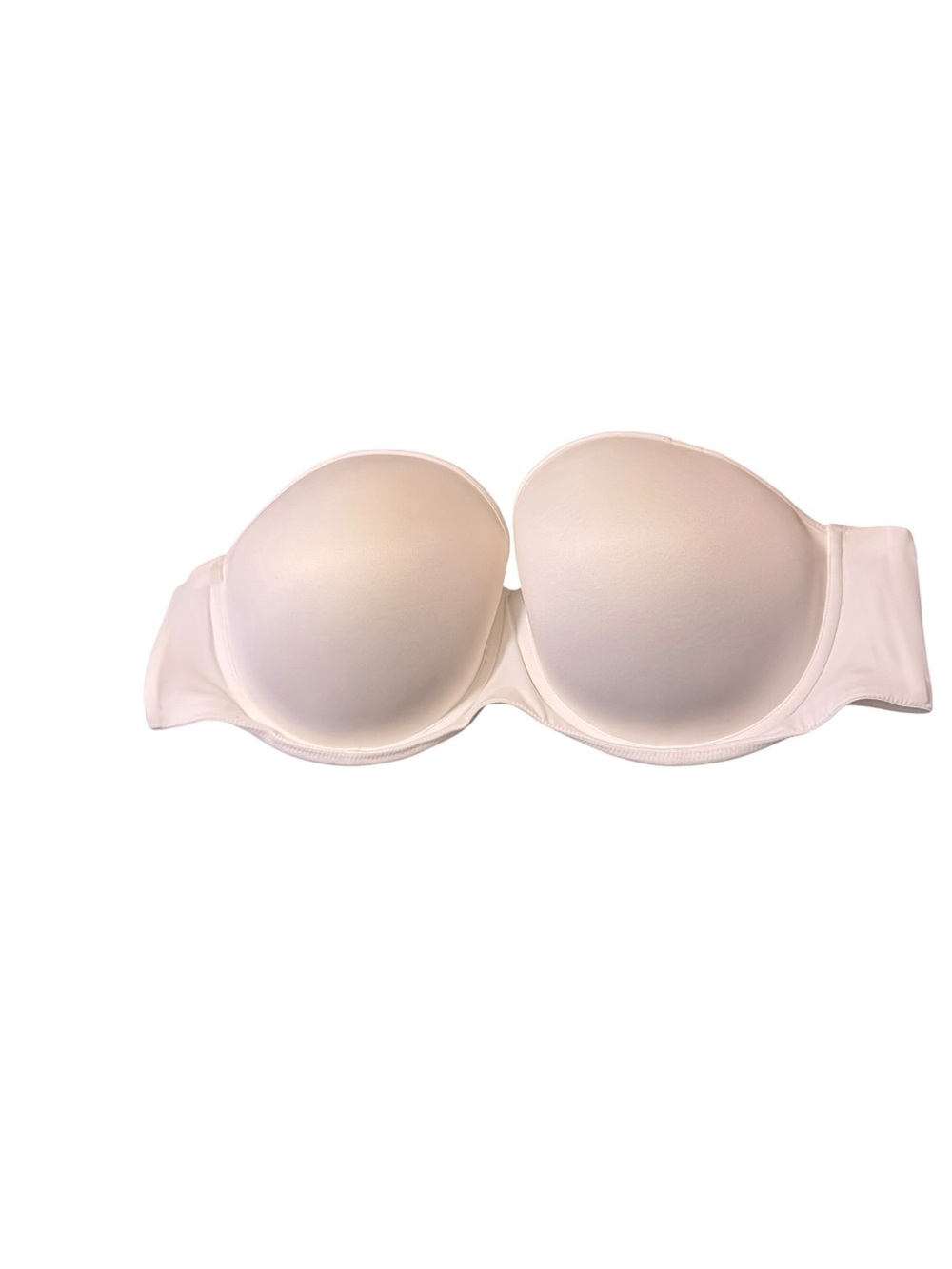 Aisilin White/Ivory Strapless Bra size 44D NWOT
